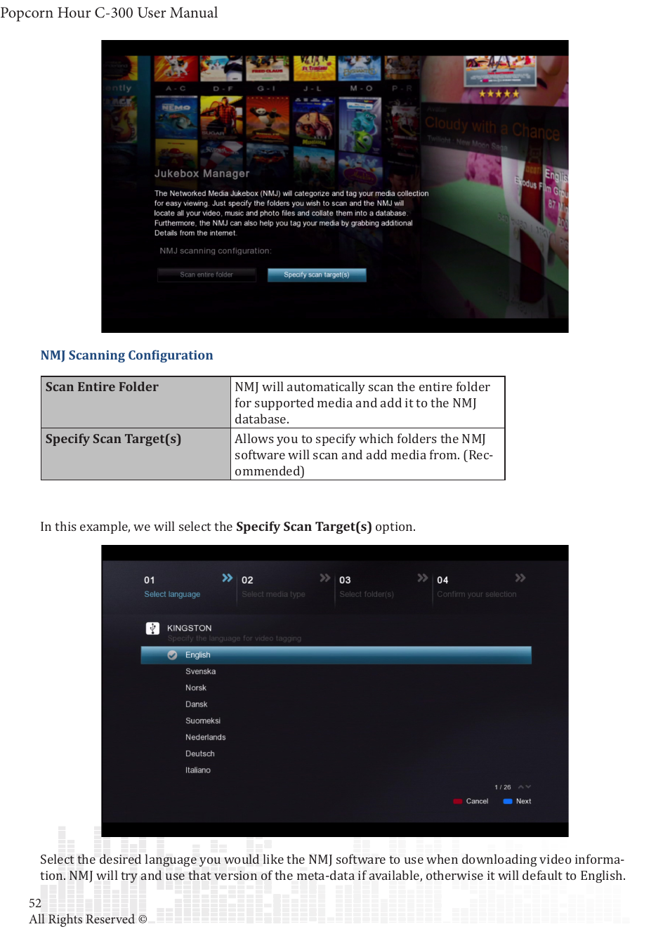 POPCORN HOUR C-300 User Manual | Page 53 / 81