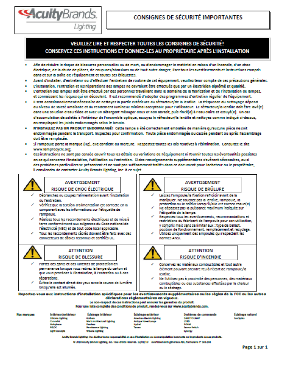 Gotham LGI Renovation User Manual | Page 2 / 6