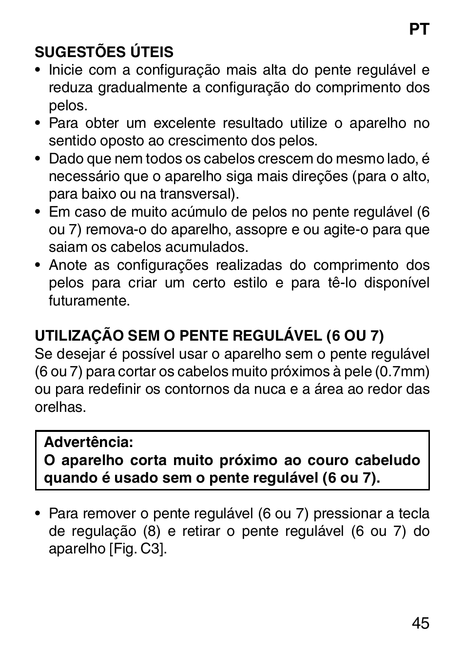 Imetec HI MAN EXPERT HC7 200 User Manual | Page 52 / 128