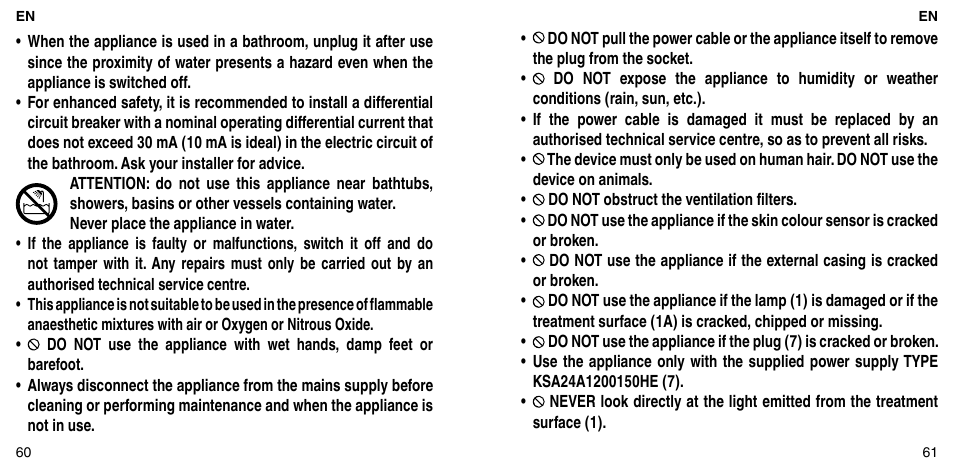 Imetec BELLISSIMA ZERO User Manual | Page 32 / 59
