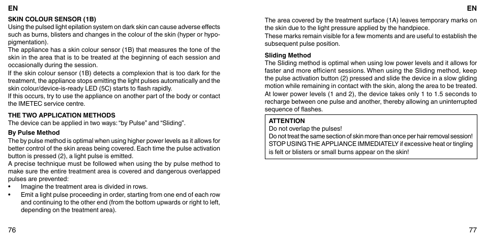 Imetec BELLISSIMA ZERO User Manual | Page 40 / 59