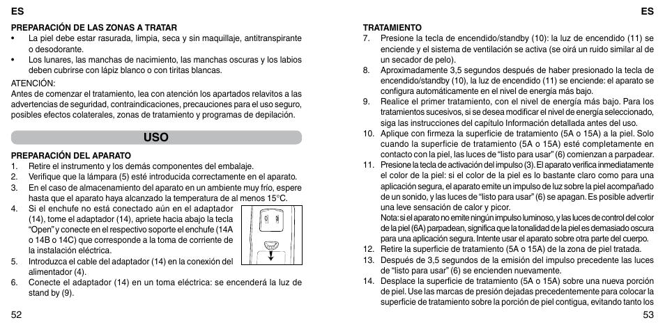 Imetec BELLISSIMA FLASH & GO PLUS User Manual | Page 30 / 63