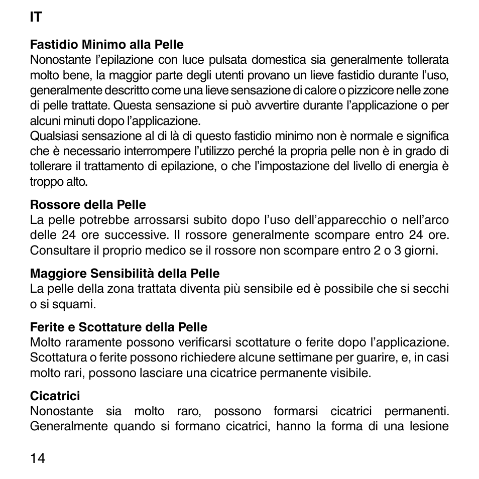 Imetec BELLISSIMA SENSEPIL LUX User Manual | Page 18 / 118