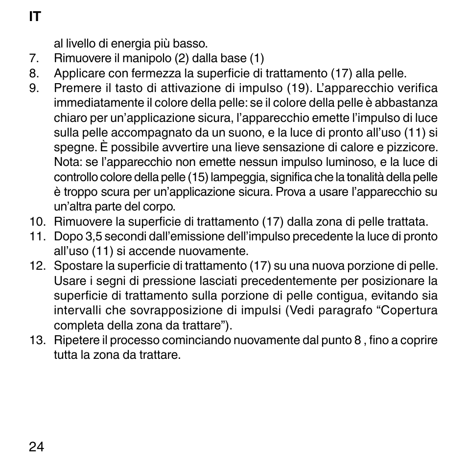 Imetec BELLISSIMA SENSEPIL LUX User Manual | Page 28 / 118