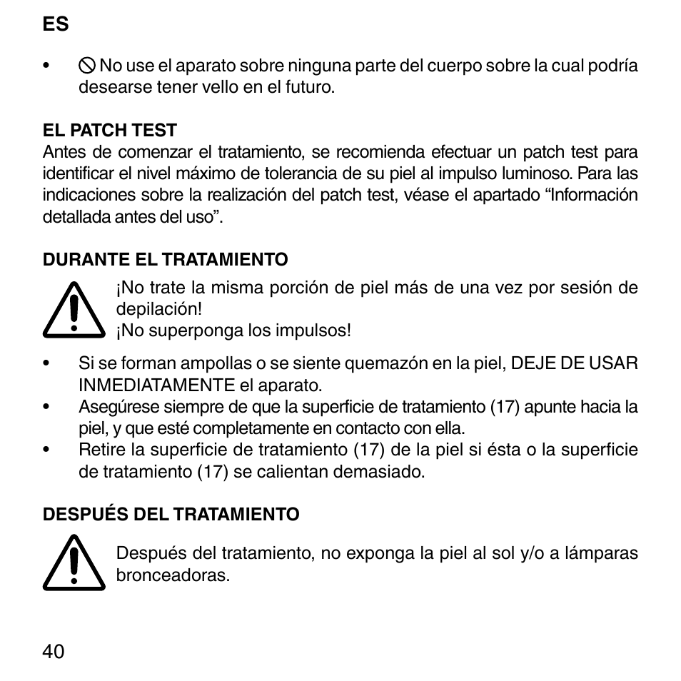 Imetec BELLISSIMA SENSEPIL LUX User Manual | Page 44 / 118