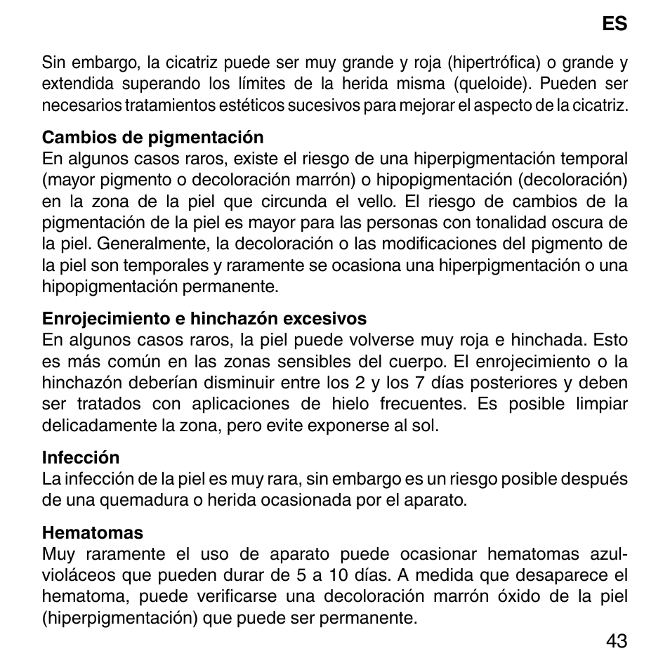 Imetec BELLISSIMA SENSEPIL LUX User Manual | Page 47 / 118