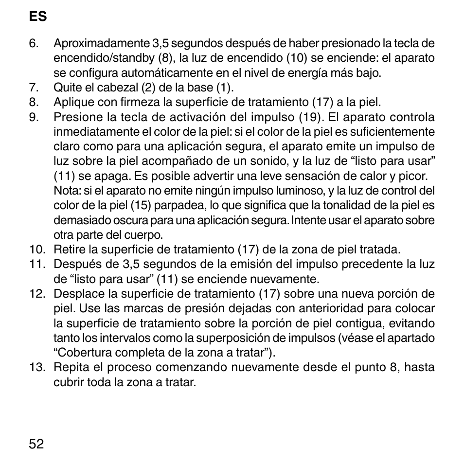 Imetec BELLISSIMA SENSEPIL LUX User Manual | Page 56 / 118