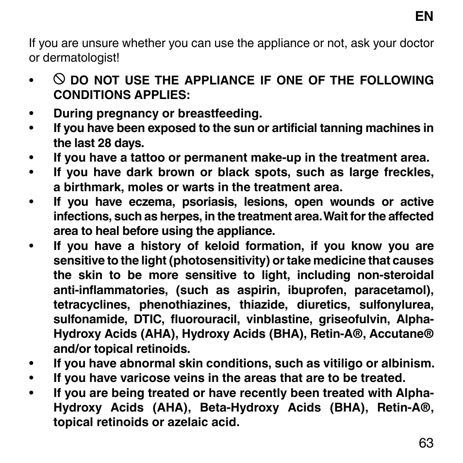 Imetec BELLISSIMA SENSEPIL LUX User Manual | Page 67 / 118