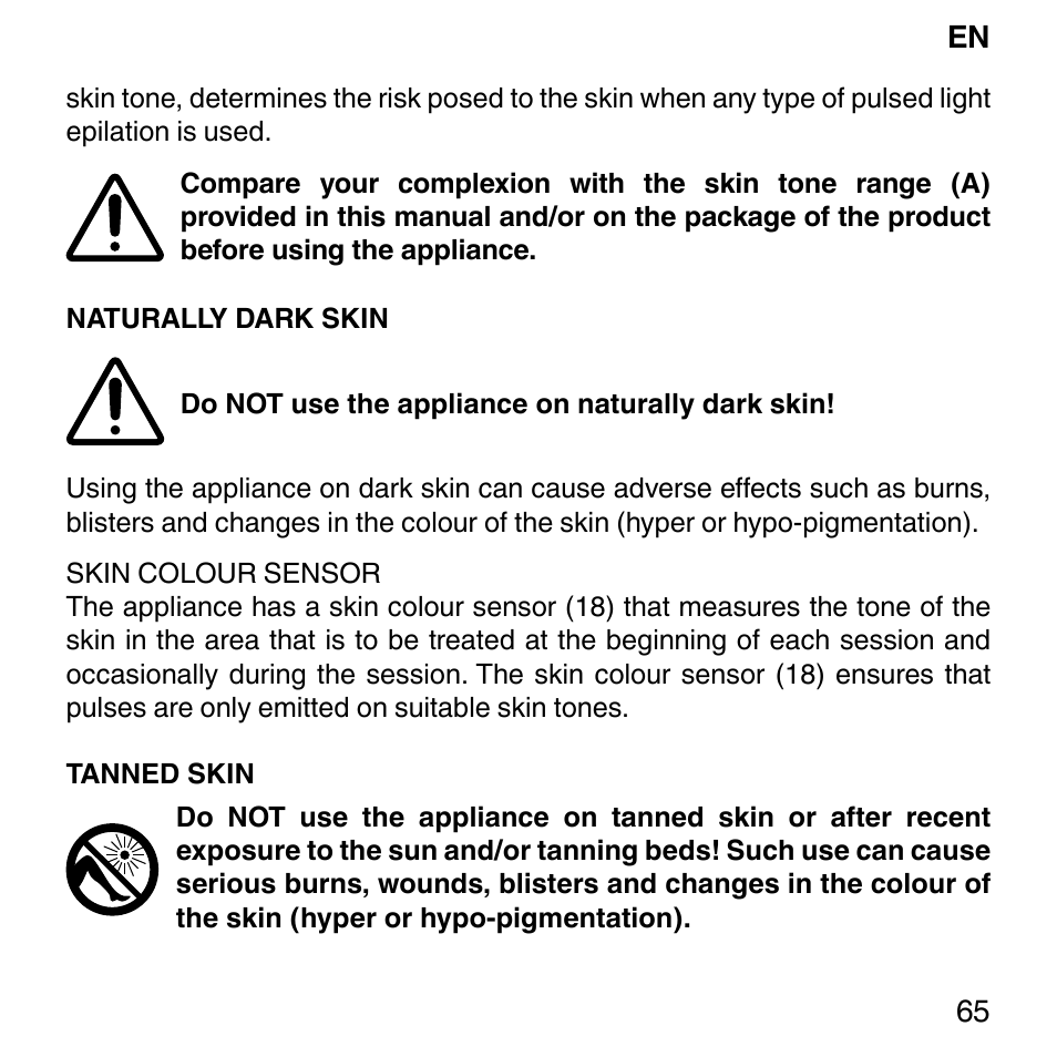 Imetec BELLISSIMA SENSEPIL LUX User Manual | Page 69 / 118