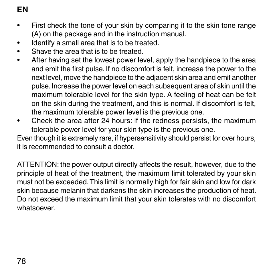 Imetec BELLISSIMA SENSEPIL LUX User Manual | Page 82 / 118