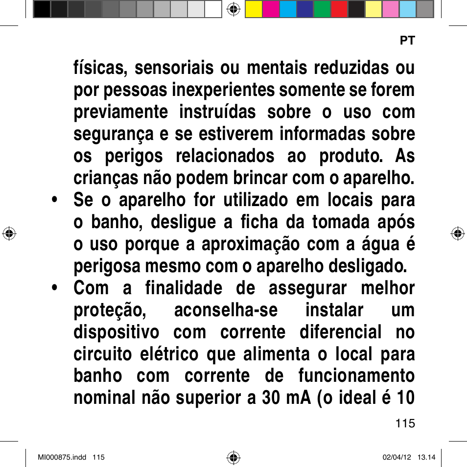 Imetec BELLISSIMA FLASH & GO DISPOSABLE LAMP User Manual | Page 121 / 146