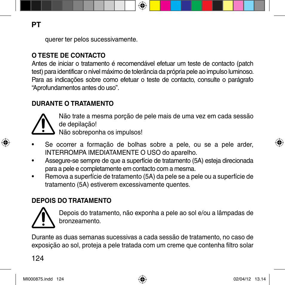 Imetec BELLISSIMA FLASH & GO DISPOSABLE LAMP User Manual | Page 130 / 146