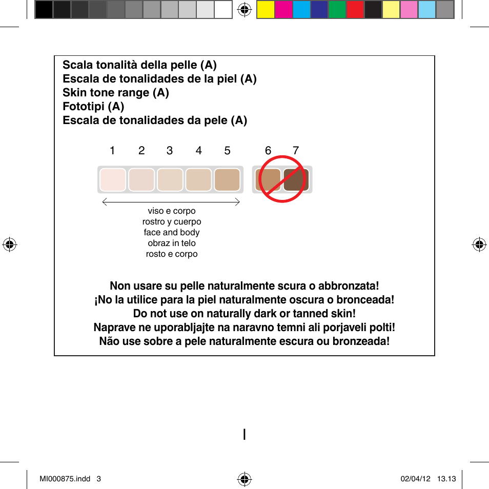 Imetec BELLISSIMA FLASH & GO DISPOSABLE LAMP User Manual | Page 3 / 146