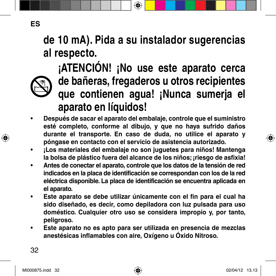 Imetec BELLISSIMA FLASH & GO DISPOSABLE LAMP User Manual | Page 38 / 146