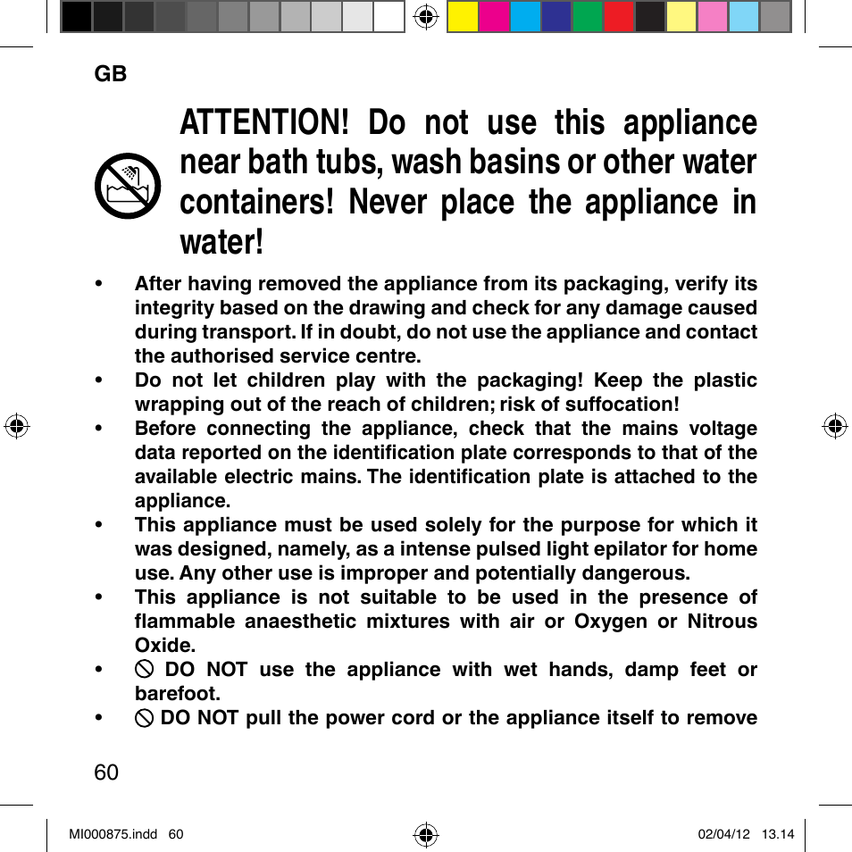 Imetec BELLISSIMA FLASH & GO DISPOSABLE LAMP User Manual | Page 66 / 146