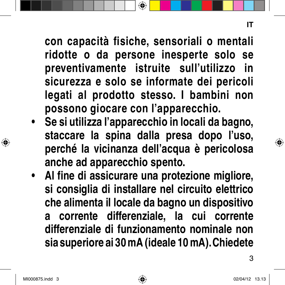 Imetec BELLISSIMA FLASH & GO DISPOSABLE LAMP User Manual | Page 9 / 146