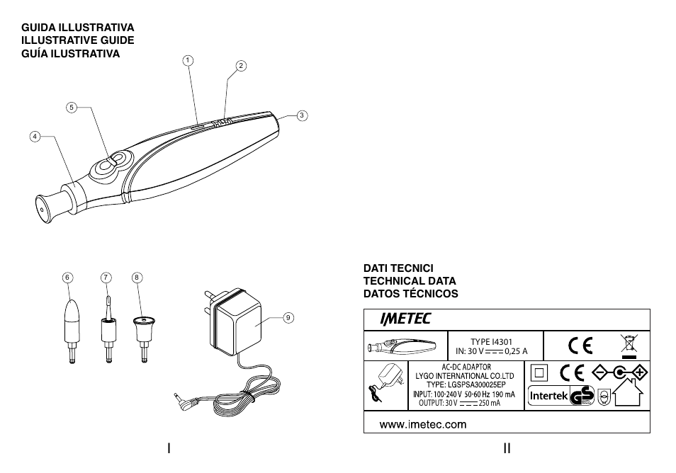 Imetec BELLISSIMA SENSITIVE MP1 100 User Manual | Page 2 / 29