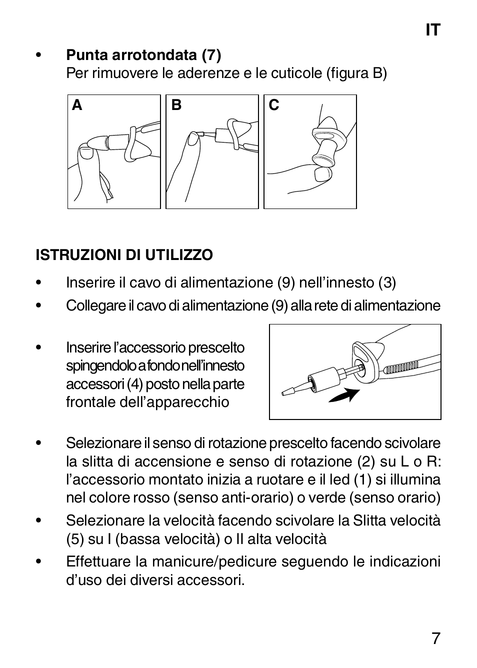 Imetec BELLISSIMA SENSITIVE MP1 100 User Manual | Page 9 / 29