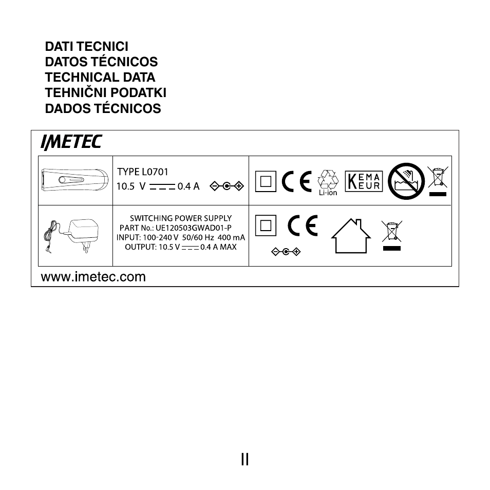 Imetec BELLISSIMA FACE FX User Manual | Page 4 / 92