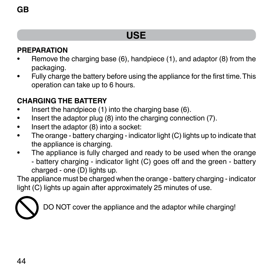 Imetec BELLISSIMA FACE FX User Manual | Page 48 / 92