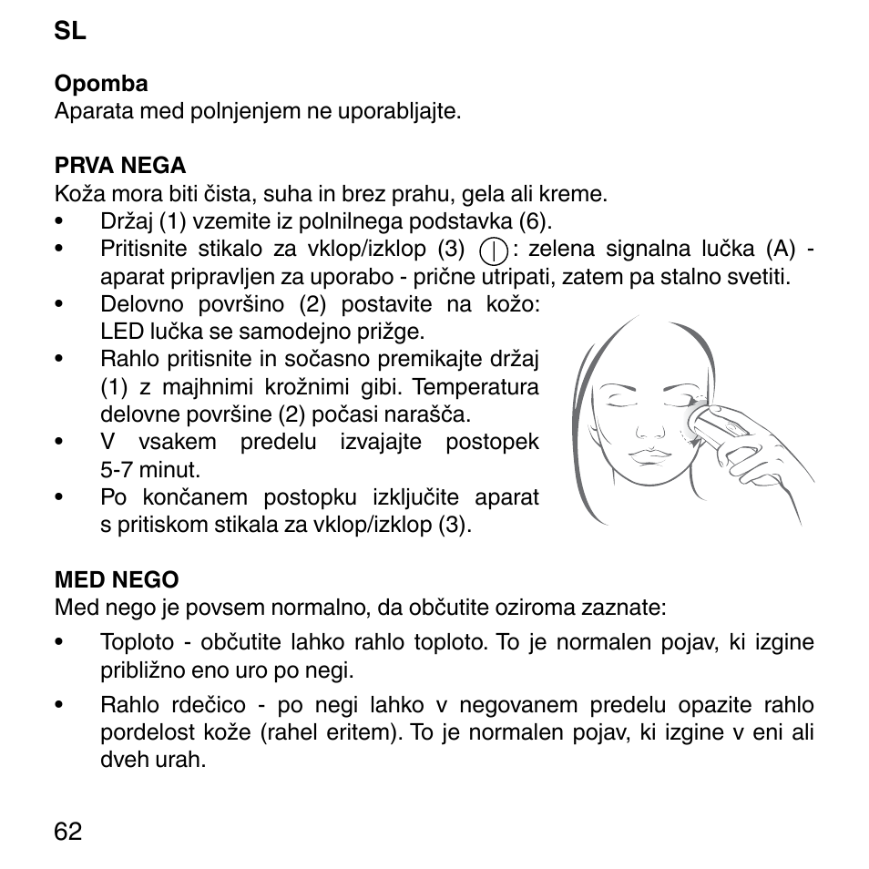 Imetec BELLISSIMA FACE FX User Manual | Page 66 / 92