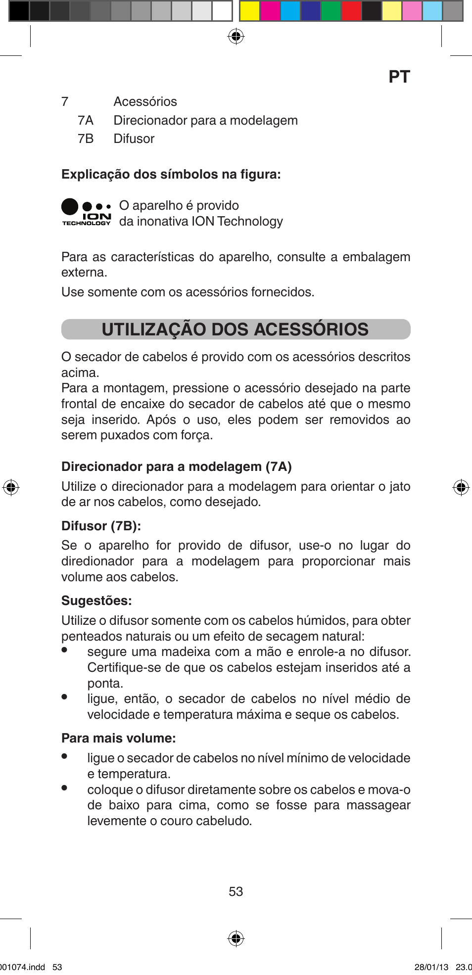 Utilização dos acessórios | Imetec BELLISSIMA K5 2000 User Manual | Page 55 / 84