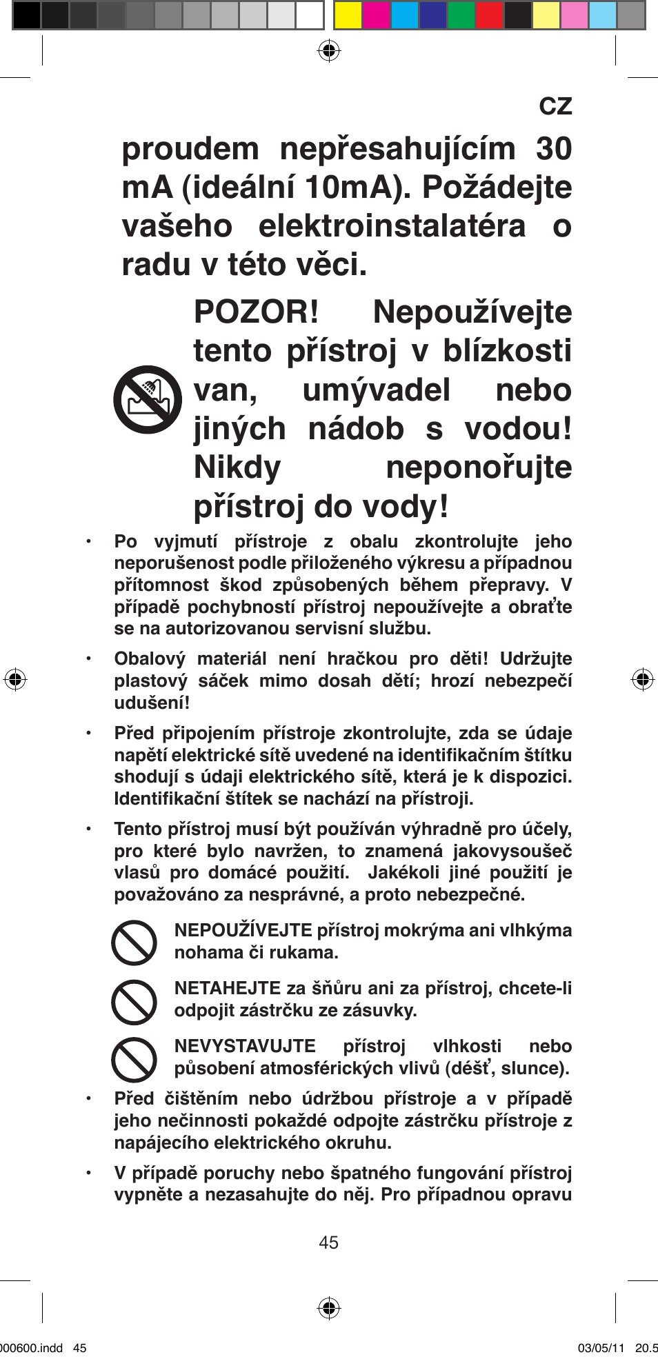 Imetec BELLISSIMA C12 2000 User Manual | Page 47 / 57