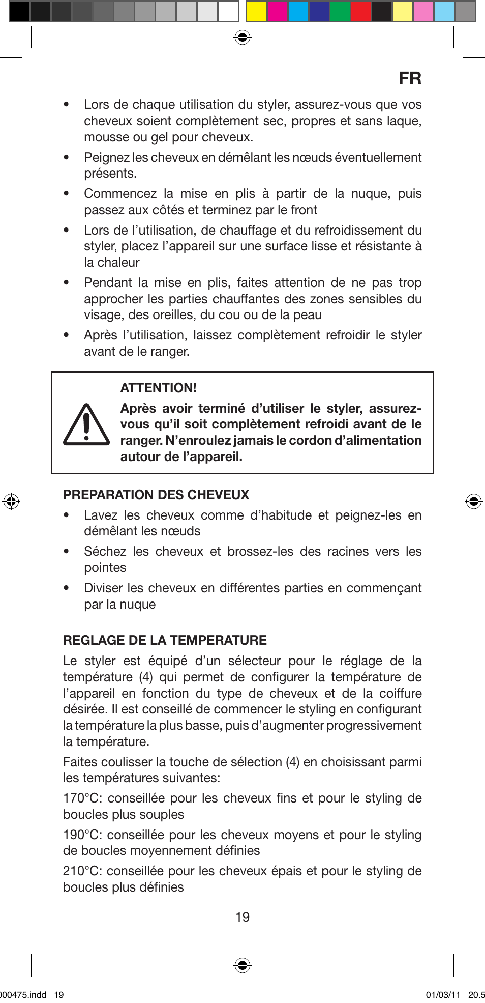 Imetec BELLISSIMA MULTICURL S1 700 User Manual | Page 21 / 66