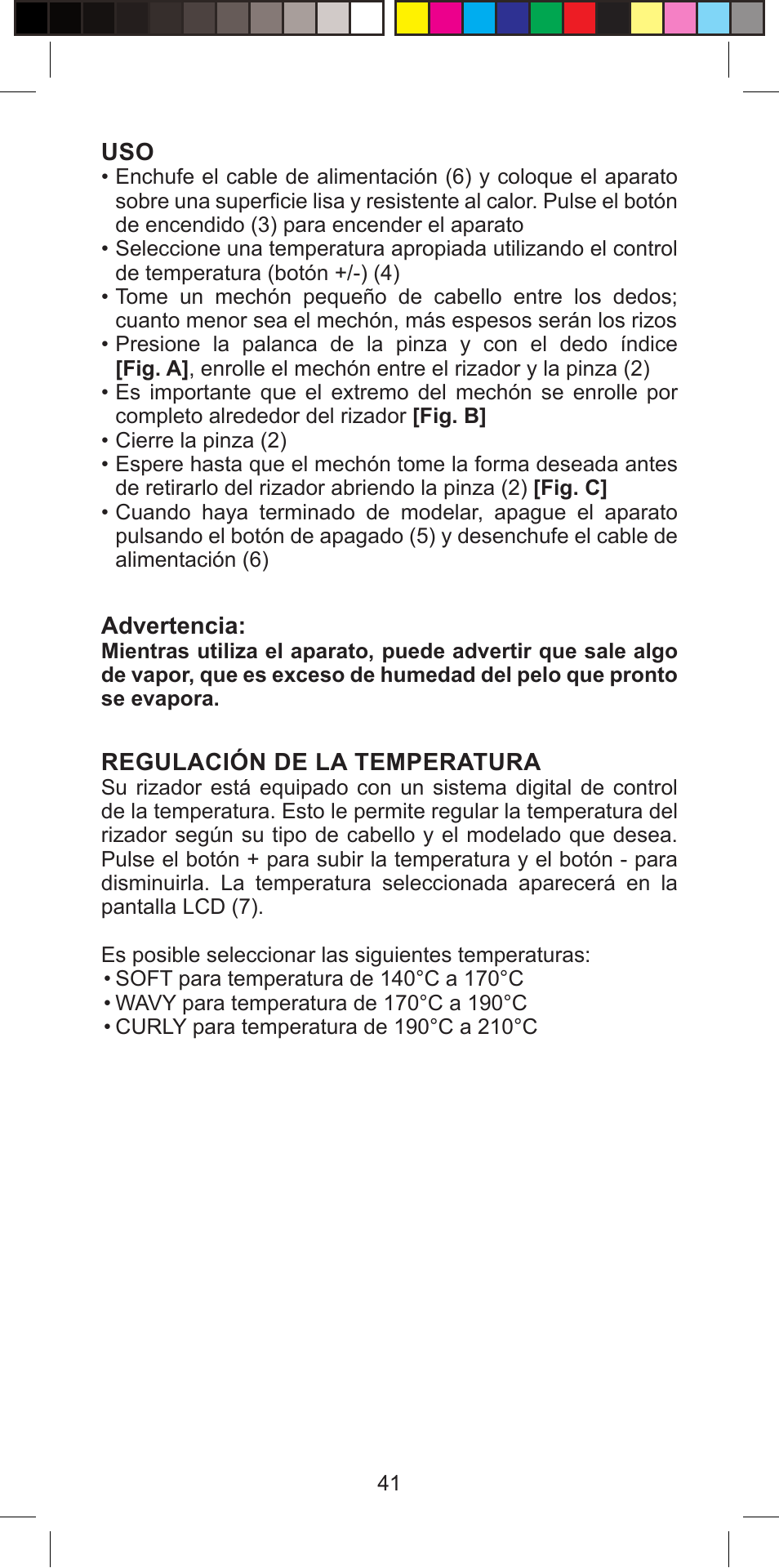 Imetec BELLISSIMA PROFESSIONAL G10 900 User Manual | Page 44 / 57