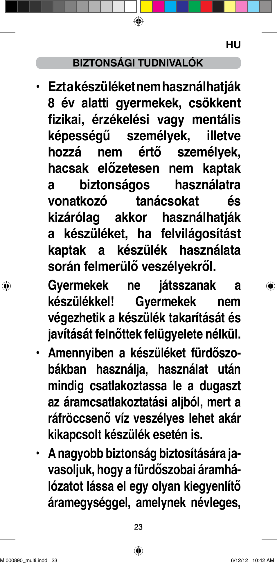 Imetec BELLISSIMA G13 50 User Manual | Page 25 / 65