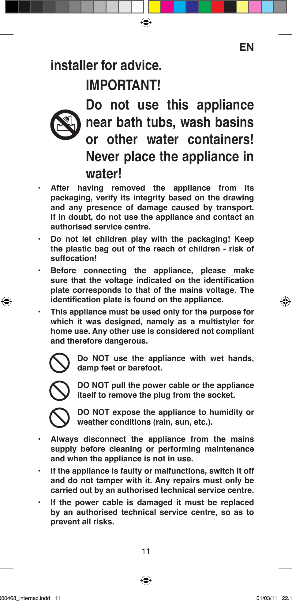 Imetec BELLISSIMA G9 90 User Manual | Page 13 / 76