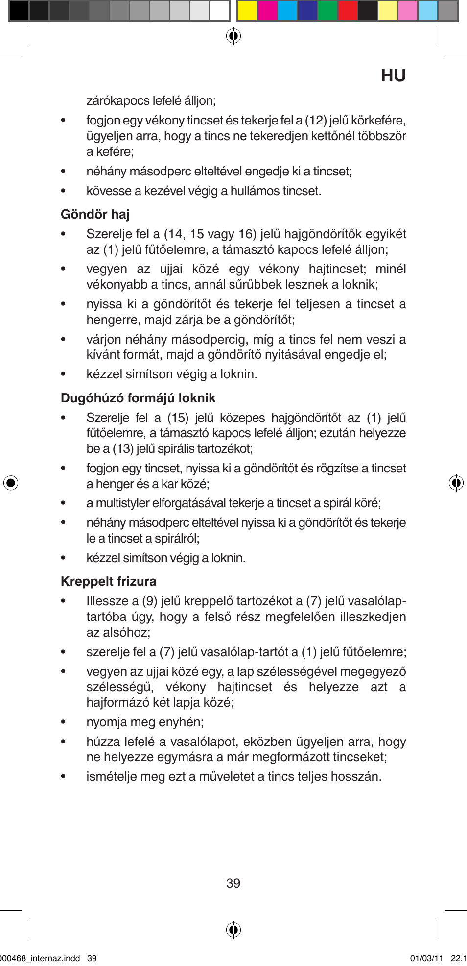 Imetec BELLISSIMA G9 90 User Manual | Page 41 / 76