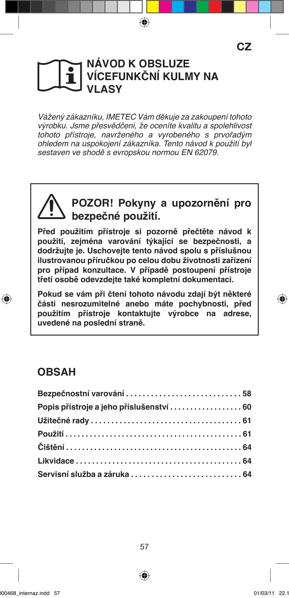 Imetec BELLISSIMA G9 90 User Manual | Page 59 / 76