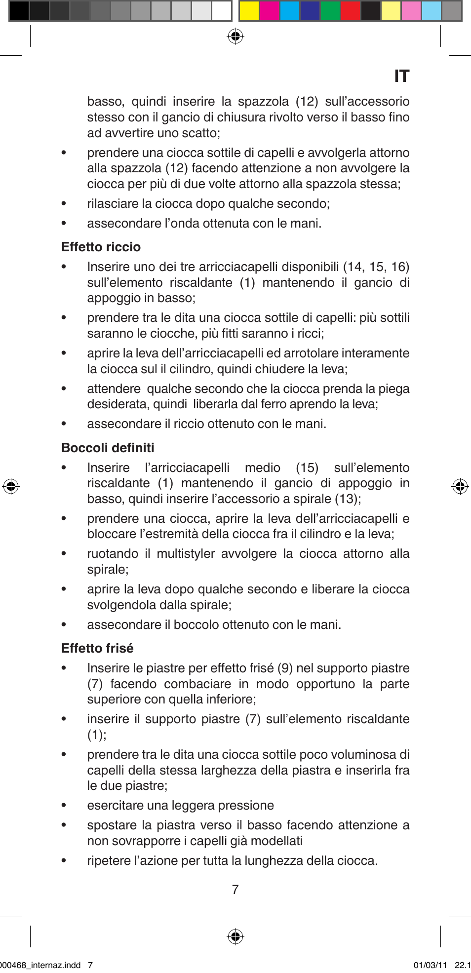 Imetec BELLISSIMA G9 90 User Manual | Page 9 / 76