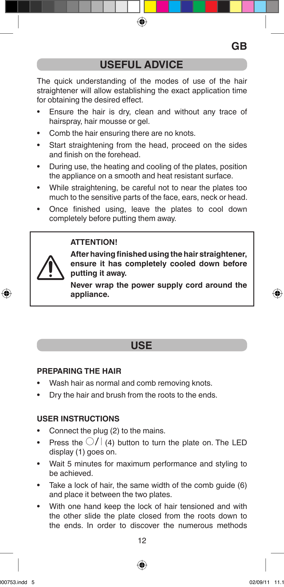 Useful advice | Imetec BELLISSIMA MAGIC TEXTURE B12 100 User Manual | Page 14 / 65
