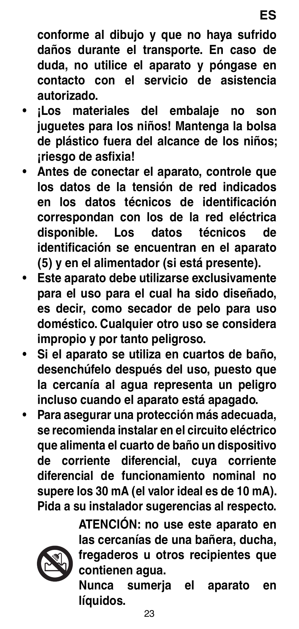 Imetec BELLISSIMA GH15 2000 User Manual | Page 25 / 79