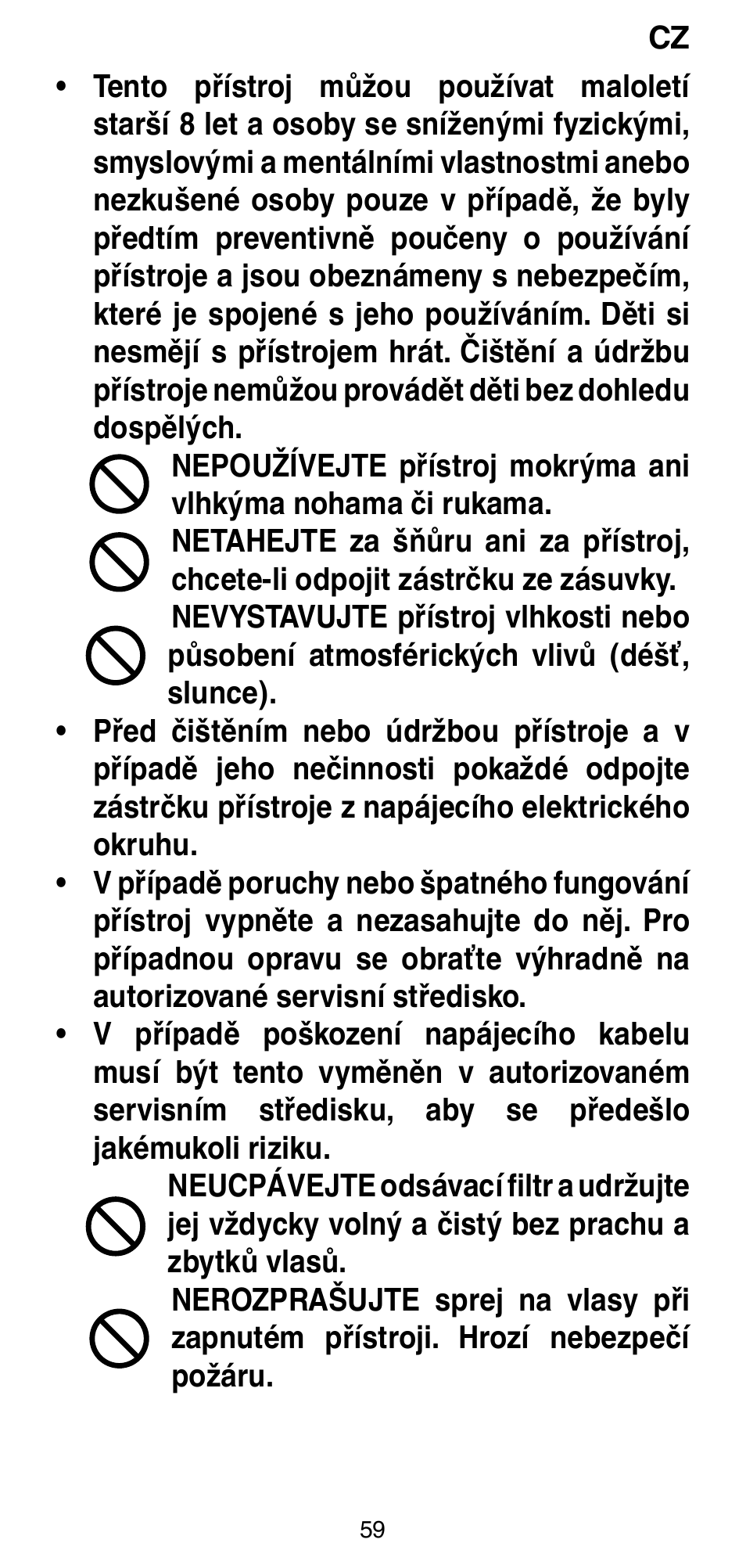 Imetec BELLISSIMA GH15 2000 User Manual | Page 61 / 79