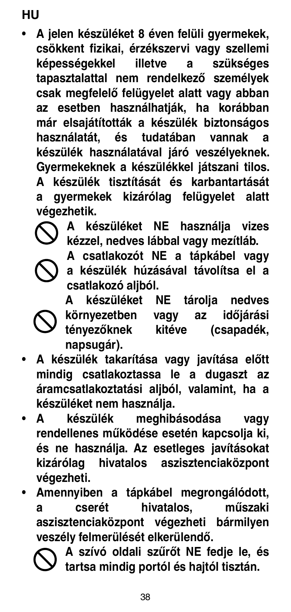 Imetec BELLISSIMA GH15 800 User Manual | Page 40 / 79