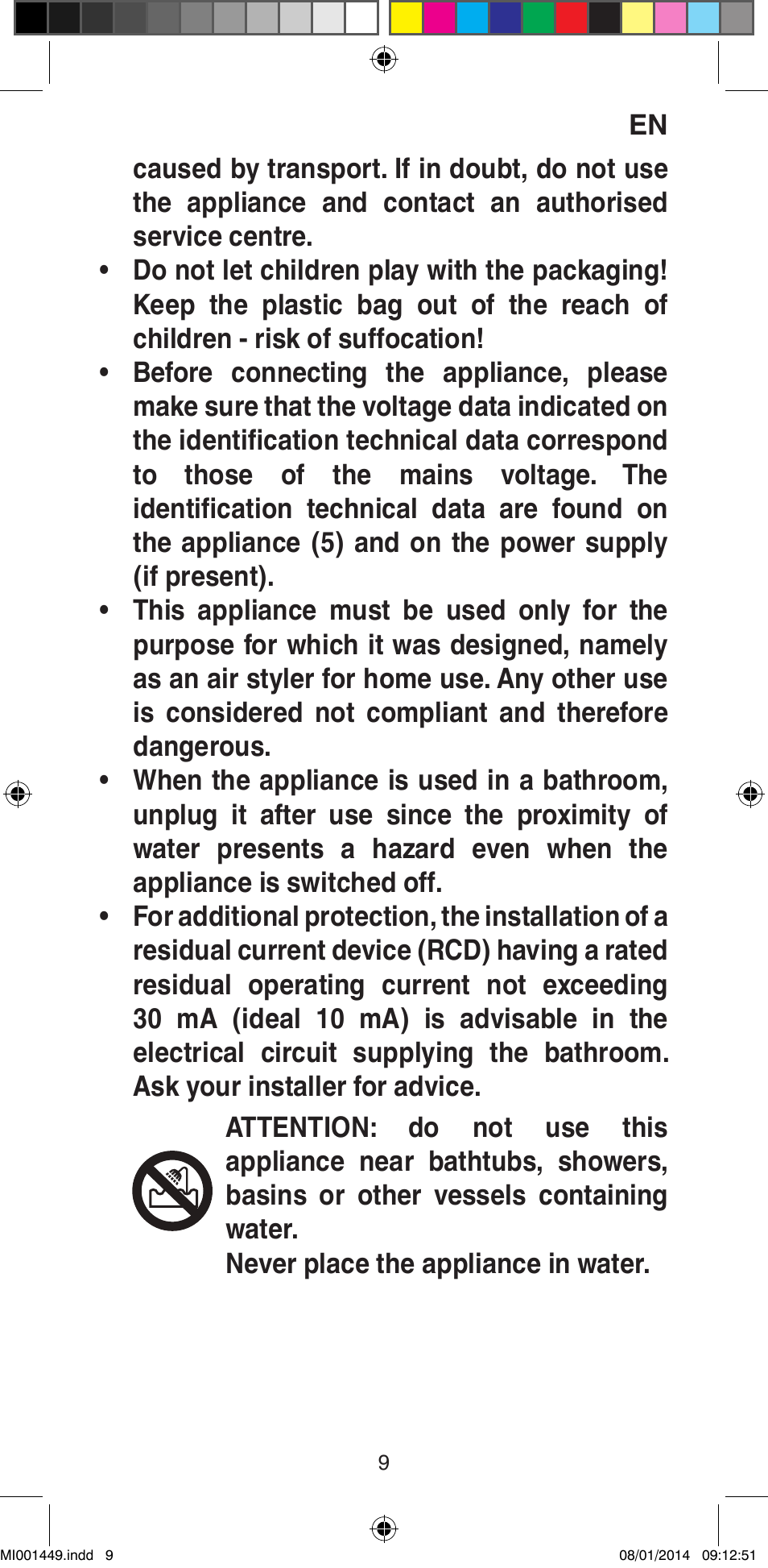 Imetec BELLISSIMA GH16 400 User Manual | Page 11 / 79