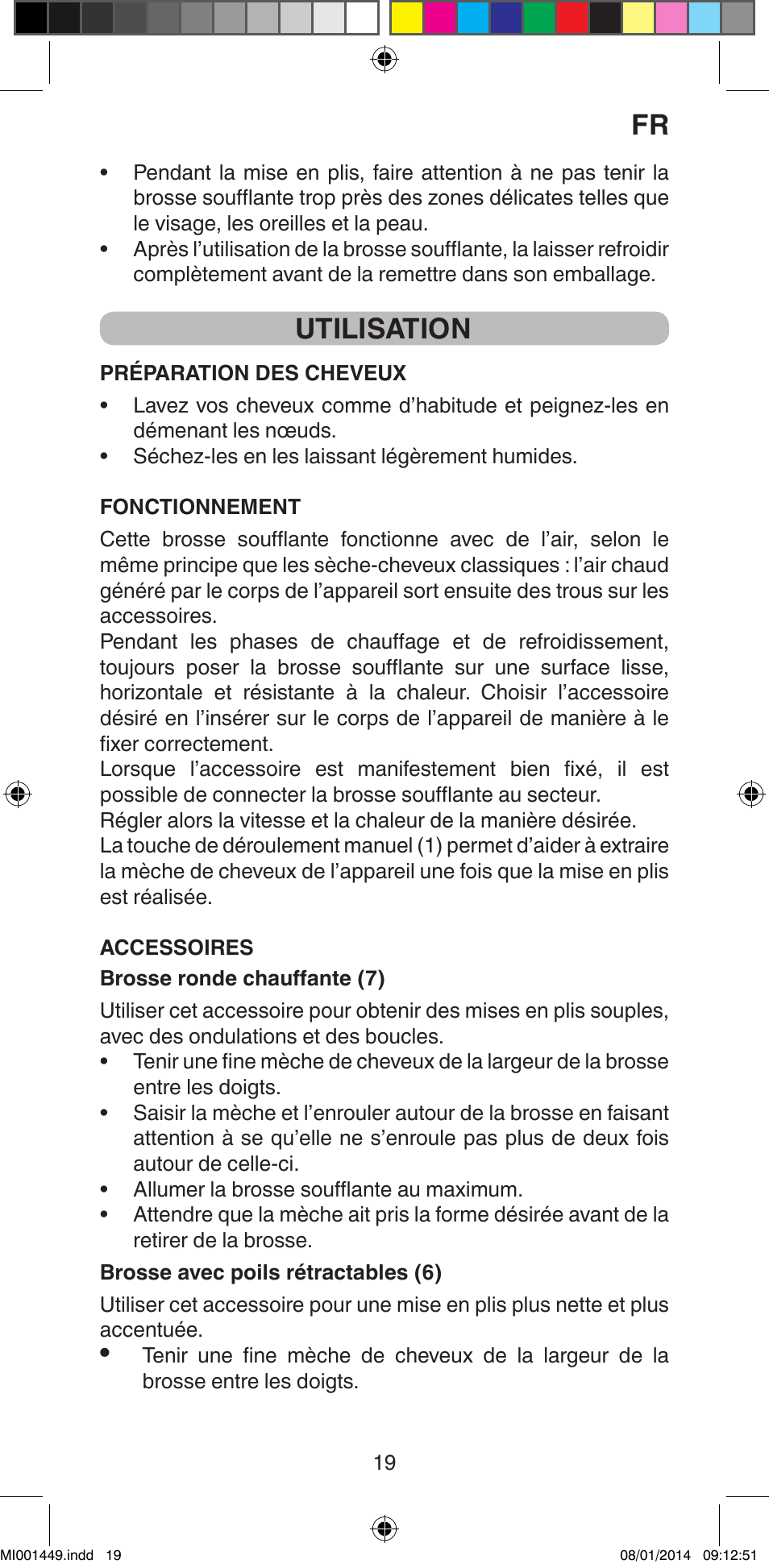 Utilisation | Imetec BELLISSIMA GH16 400 User Manual | Page 21 / 79