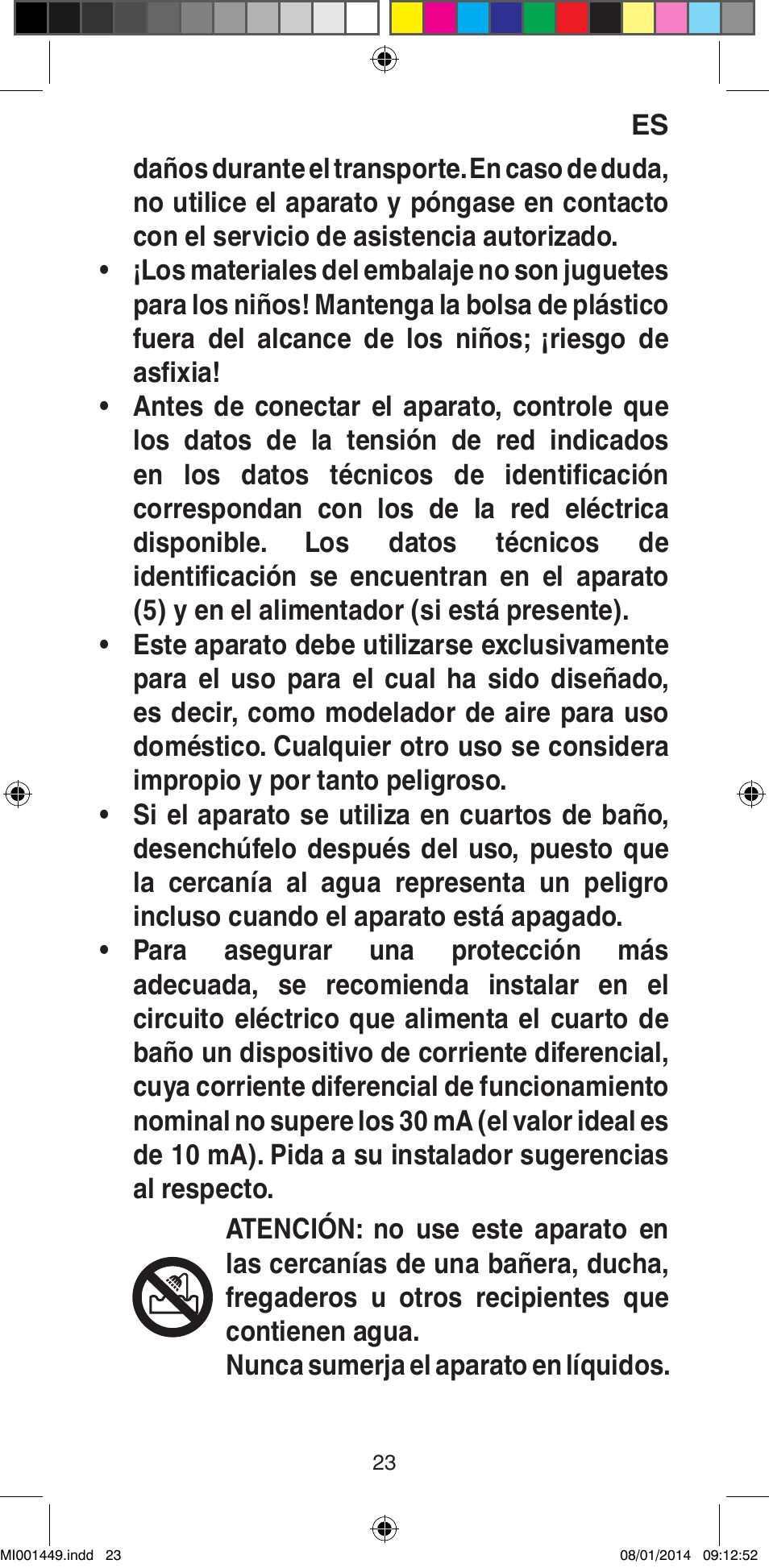 Imetec BELLISSIMA GH16 400 User Manual | Page 25 / 79