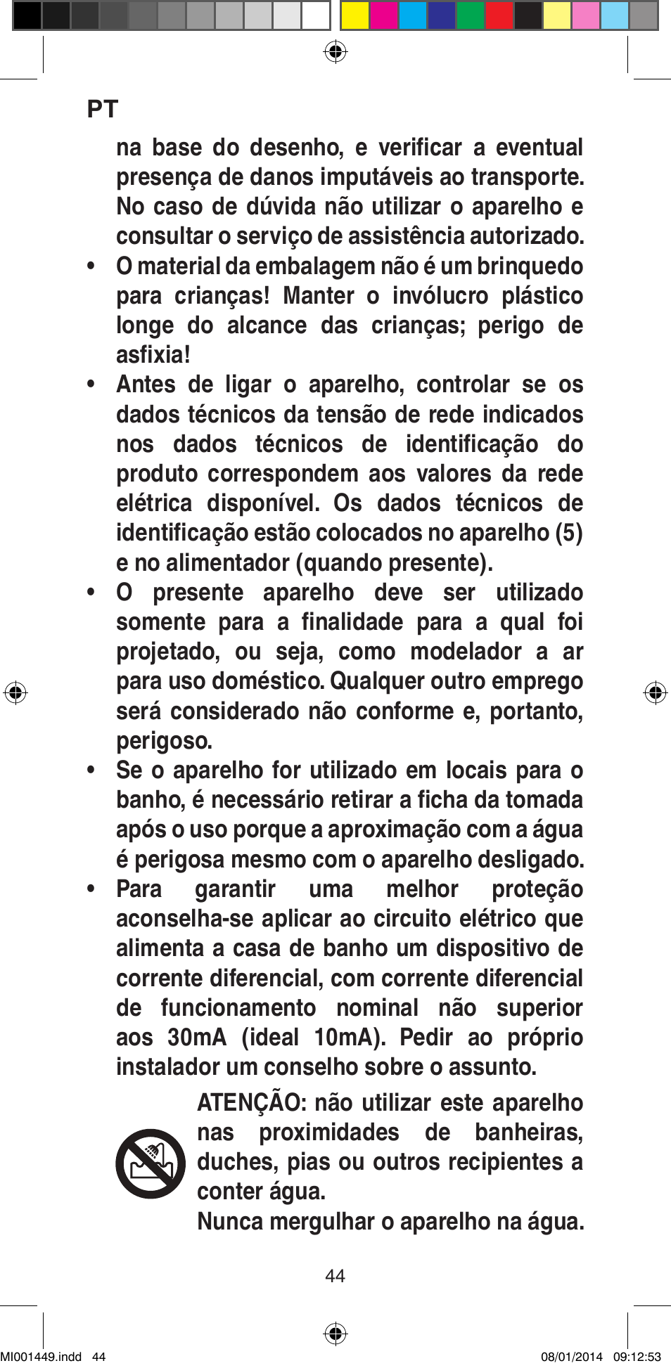 Imetec BELLISSIMA GH16 400 User Manual | Page 46 / 79