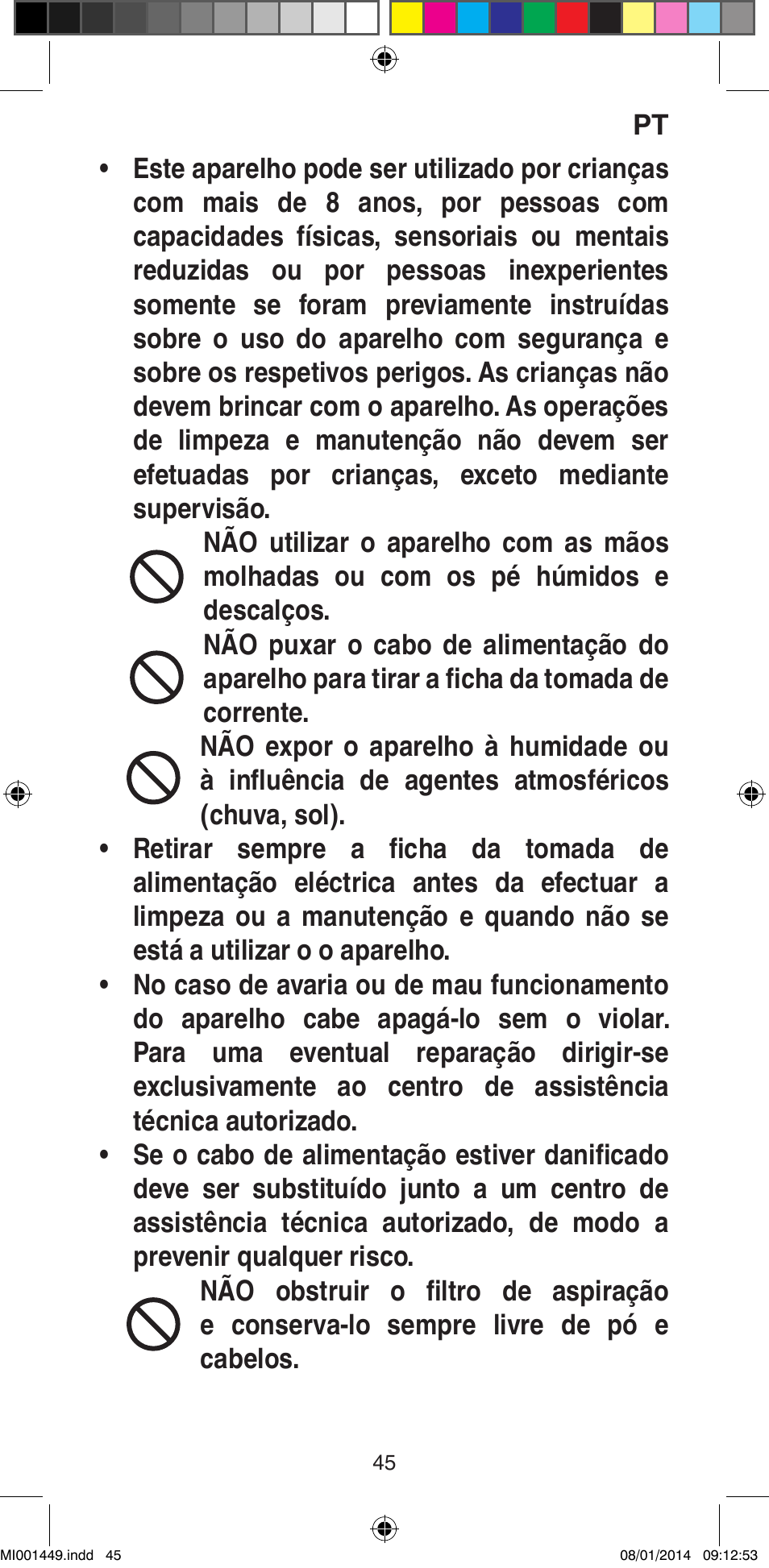 Imetec BELLISSIMA GH16 400 User Manual | Page 47 / 79