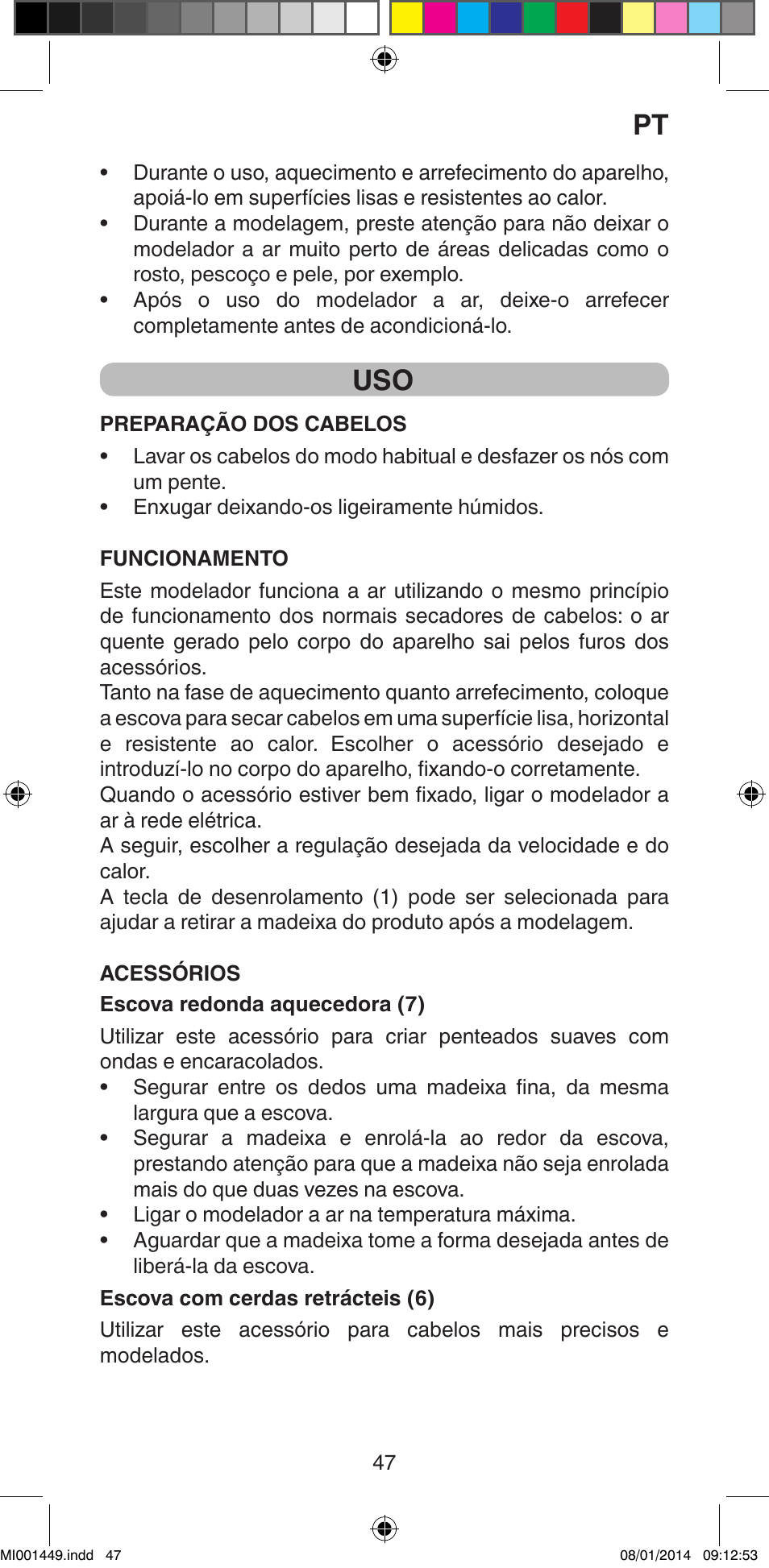 Imetec BELLISSIMA GH16 400 User Manual | Page 49 / 79