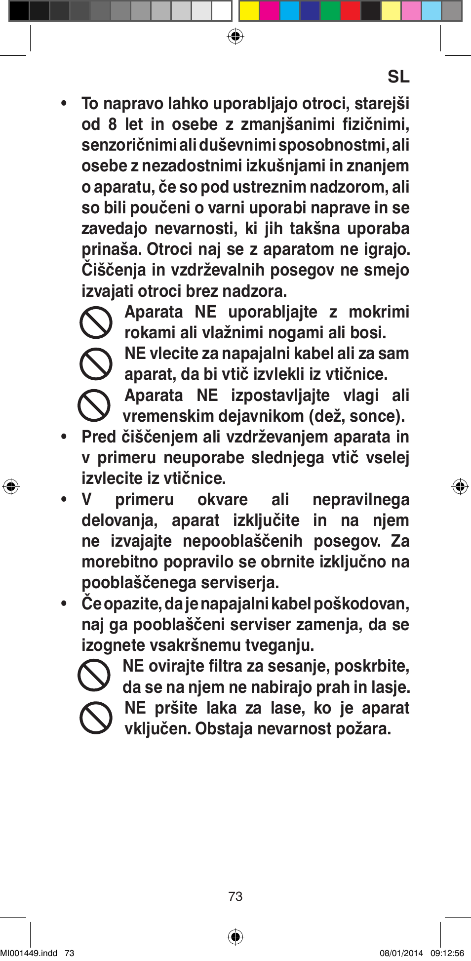 Imetec BELLISSIMA GH16 400 User Manual | Page 75 / 79