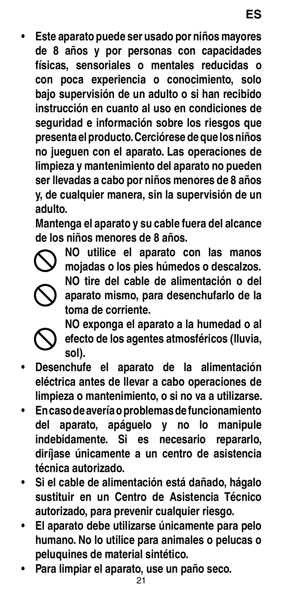 Imetec BELLISSIMA CREATIVITY B8 100 User Manual | Page 23 / 68