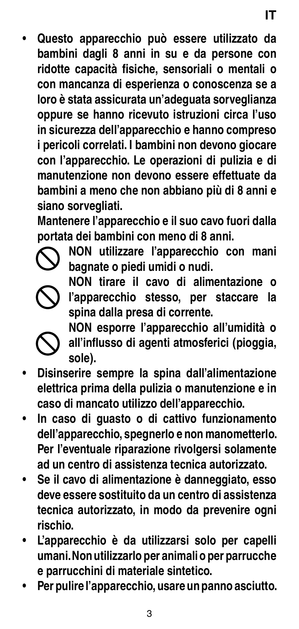 Imetec BELLISSIMA CREATIVITY B8 100 User Manual | Page 5 / 68