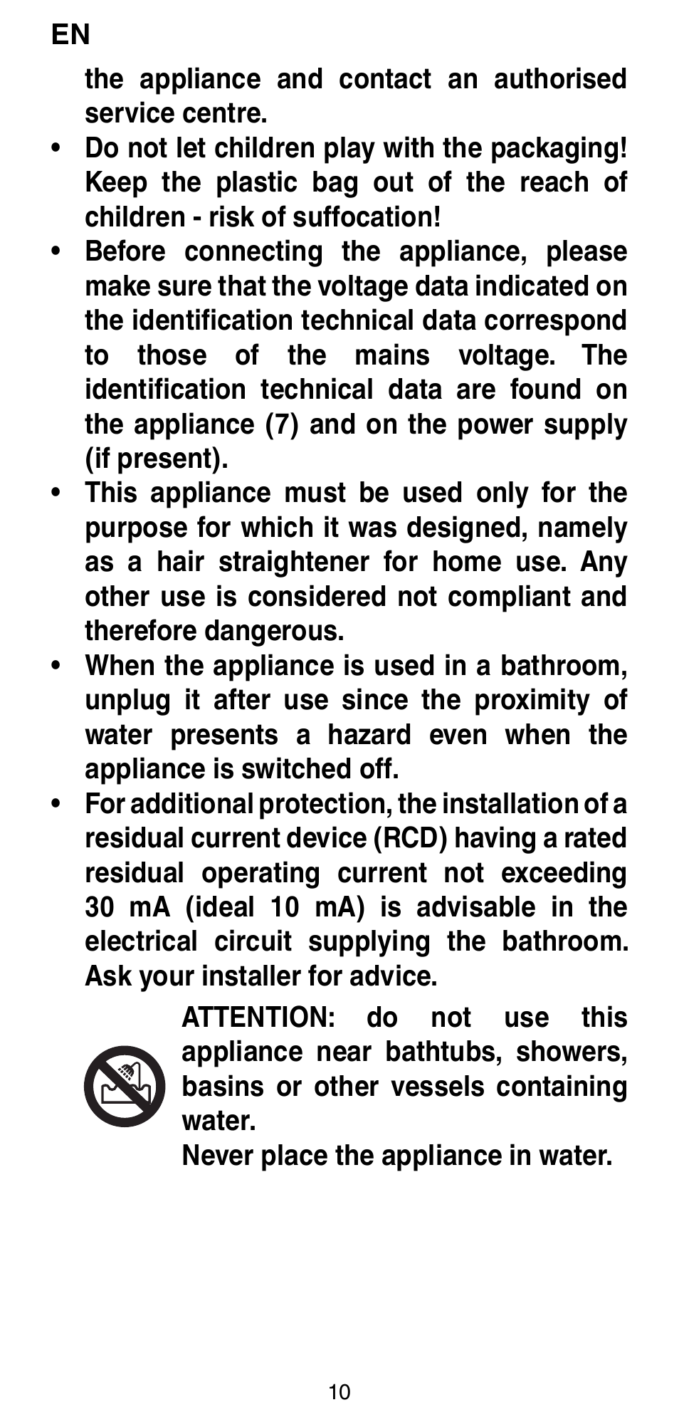 Imetec BELLISSIMA CREATIVITY STYLE CREATOR B6 200 User Manual | Page 12 / 90