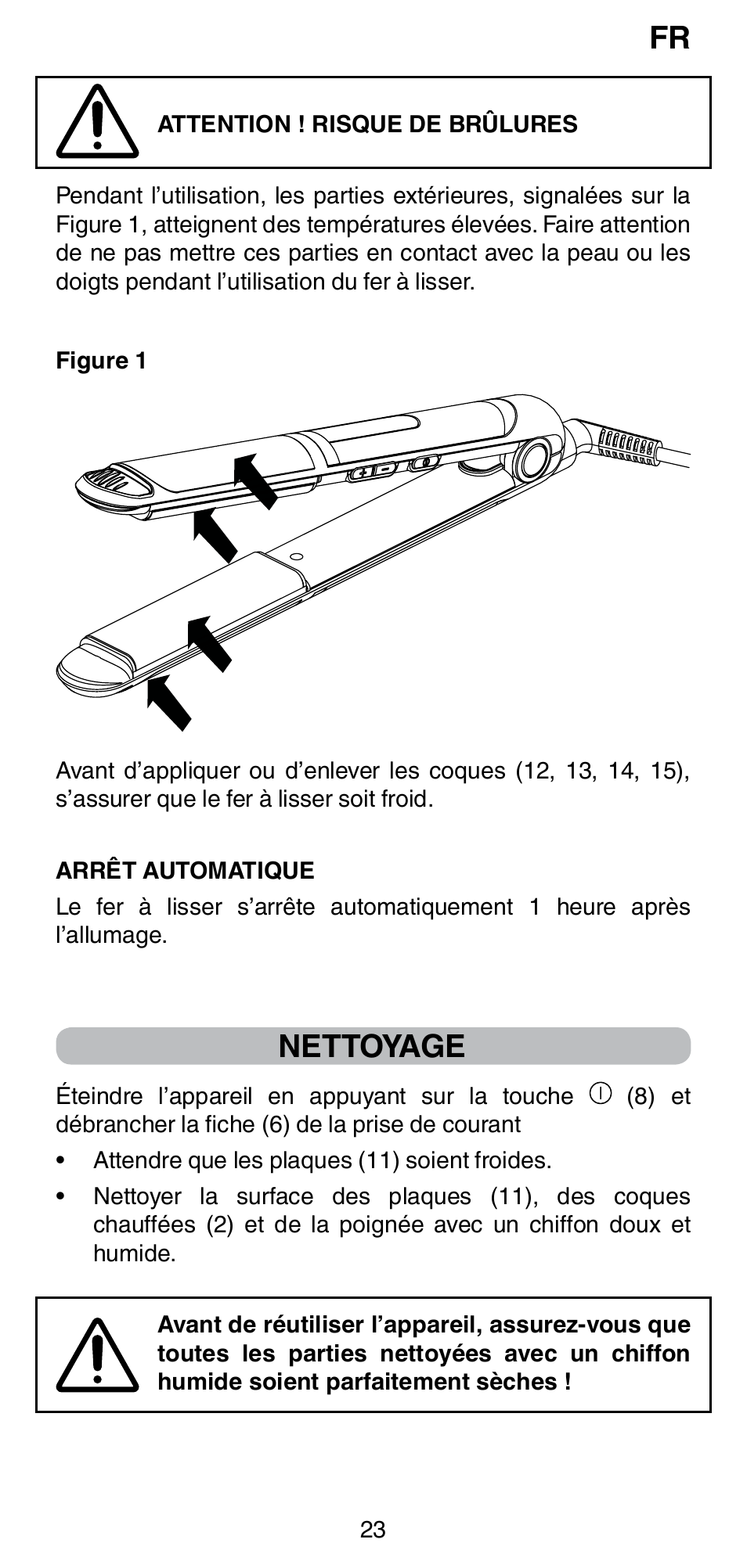 Nettoyage | Imetec BELLISSIMA CREATIVITY STYLE CREATOR B6 200 User Manual | Page 25 / 90