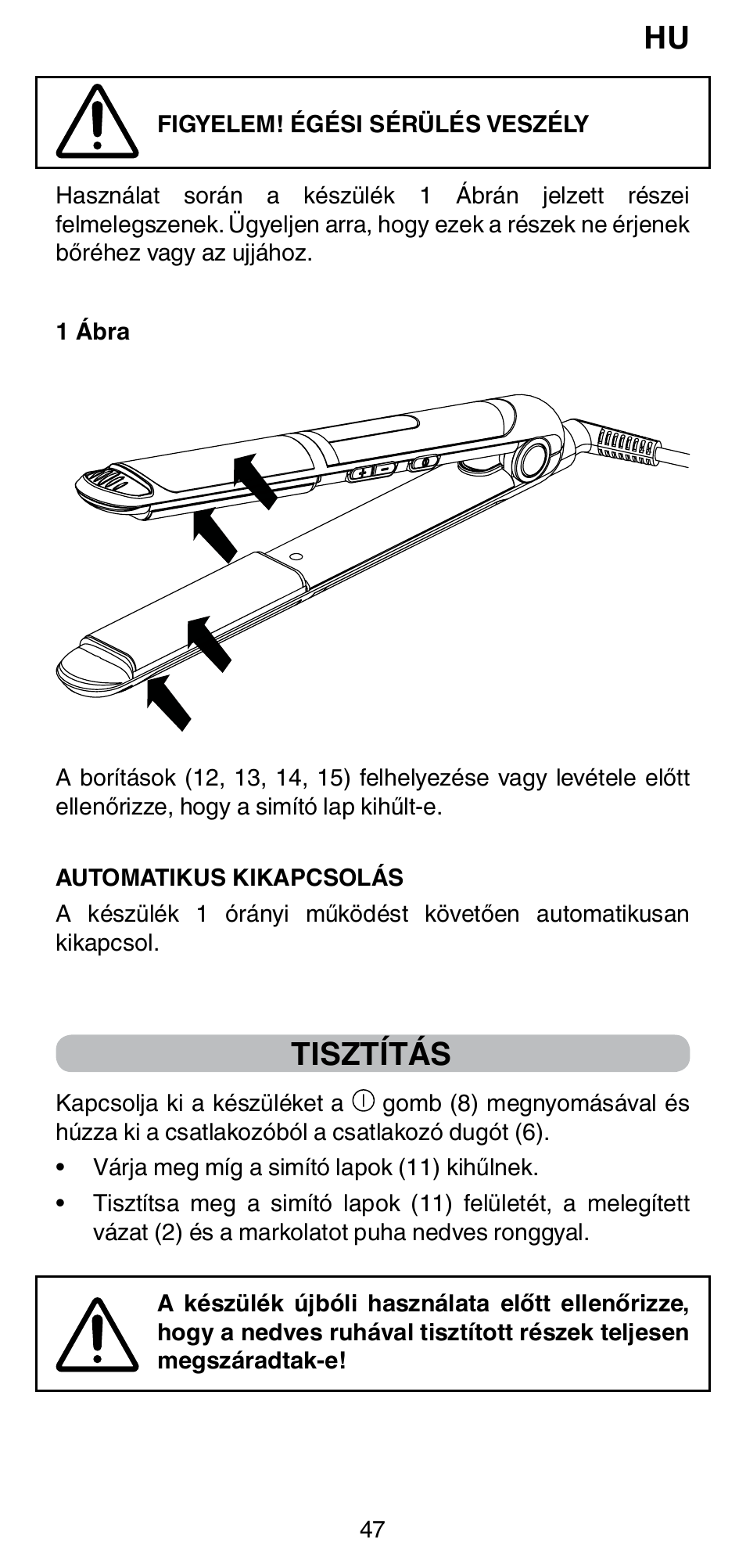 Tisztítás | Imetec BELLISSIMA CREATIVITY STYLE CREATOR B6 200 User Manual | Page 49 / 90